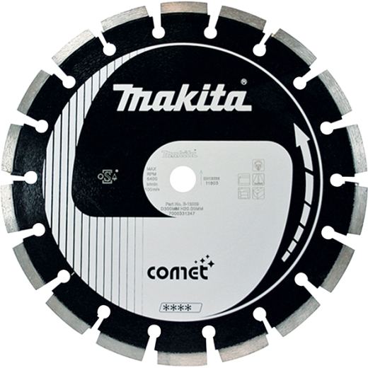 Алмазный диск 350 мм Makita Comet – для асфальта (B-13275) Алмазный диск 350 мм Makita Comet – для асфальта (B-13275)