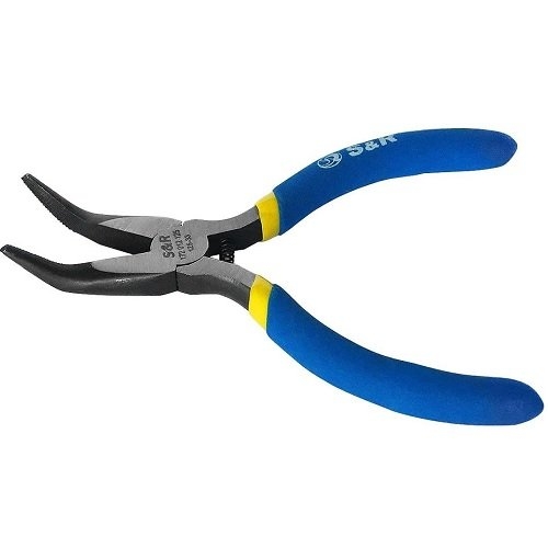 Полукруглогубцы S&R 125х33 мм загнуты mini - 1