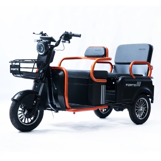 Трицикл аккумуляторный FORTE CARGO-P800 Черный Трицикл аккумуляторный FORTE CARGO-P800 Черный