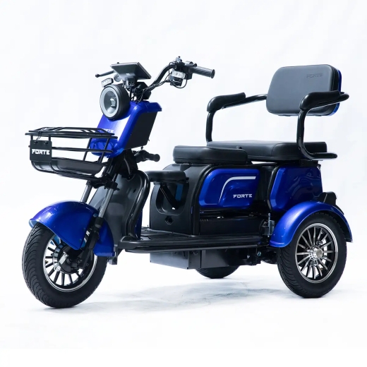Трицикл акумуляторний FORTE Family-P1000 Синій Трицикл акумуляторний FORTE Family-P1000 Синій