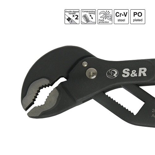 Переставные клещи S&R быстрозажимные 240х35 мм - 3