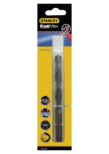 Сверло универсальное скоростное STANLEY STA51108-QZ Ø= 10 мм - 1