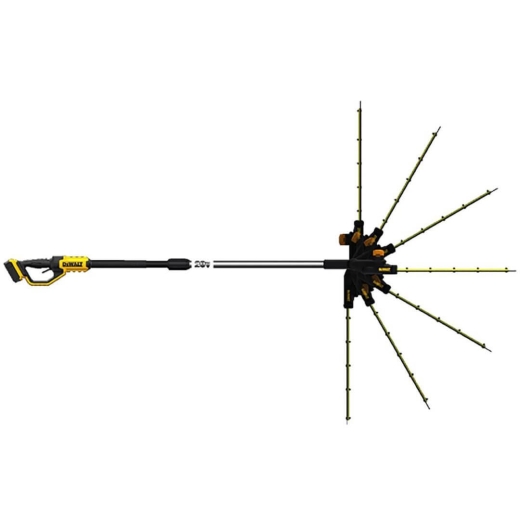 Кусторез аккумуляторный бесщеточный со штангой DeWALT DCMPH566N - 5