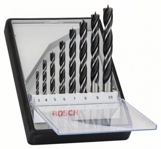 Набор сверл по дереву Bosch Robust Line, 8 шт Набор сверл по дереву Bosch Robust Line, 8 шт