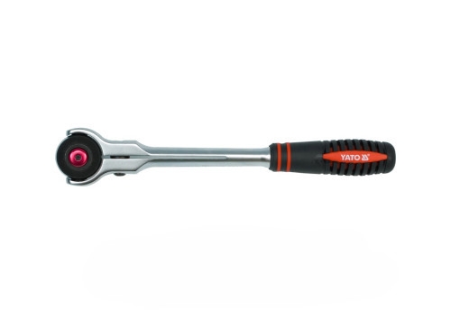 Тріщатка 1/2" з обертовою головкою YATO YT-0722 280 мм 72 зубці Тріщатка 1/2" з обертовою головкою YATO YT-0722 280 мм 72 зубці