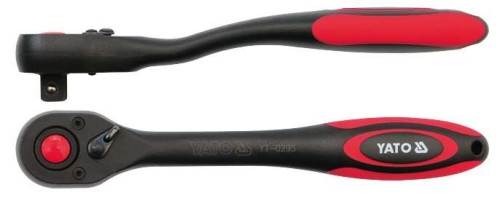Трещатка 1/4" с изогнутой ручкой YATO YT-0293 144 мм 72 зубца Трещатка 1/4" с изогнутой ручкой YATO YT-0293 144 мм 72 зубца