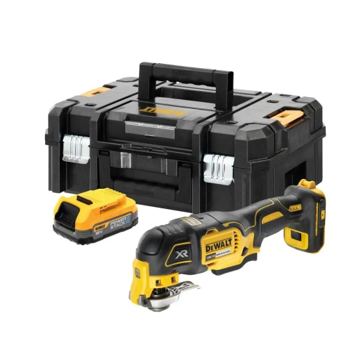 Багатофункціональний інструмент акумуляторний безщітковий DeWALT DCS356E1T Багатофункціональний інструмент акумуляторний безщітковий DeWALT DCS356E1T