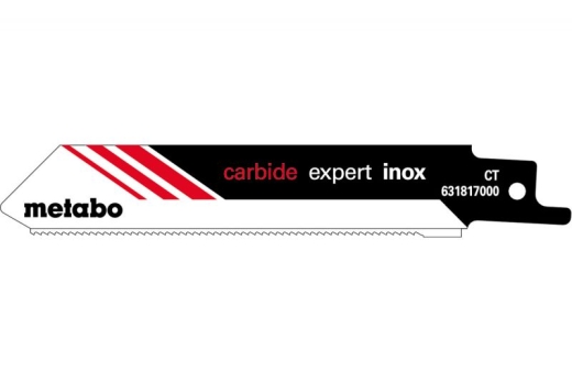 Шабельне полотно Metabo Carbide Expert Inox 150 мм, 2 шт 631817000 Шабельне полотно Metabo Carbide Expert Inox 150 мм, 2 шт 631817000