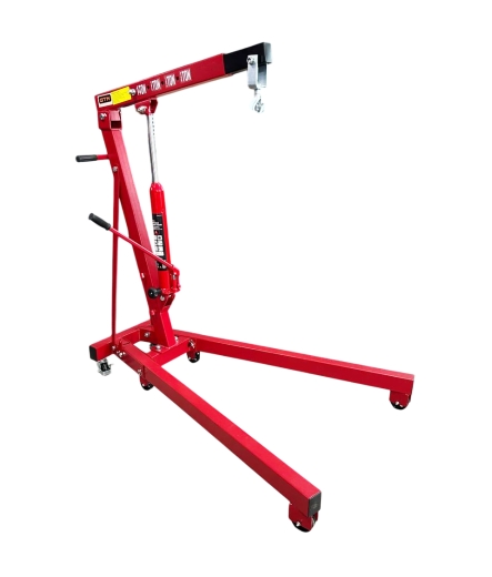 Кран гідравлічний GTM T31002CX-GS підкатний 1т складаний - 1