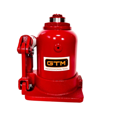 Домкрат GTM TF0202 гідравлічний пляшковий 2т двоштоковий - 6