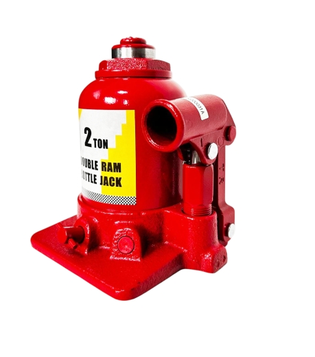 Домкрат GTM TF0202 гідравлічний пляшковий 2т двоштоковий - 4