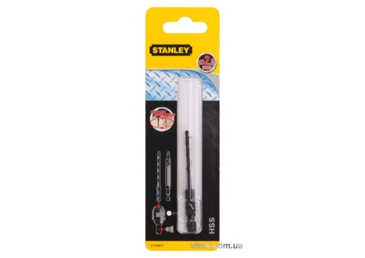 Свердло по металу STANLEY STA50013-XJ "Super-Lock HSS, Ø= 2,5 x 71/35 мм. хвостик HEX 1/4" - 1