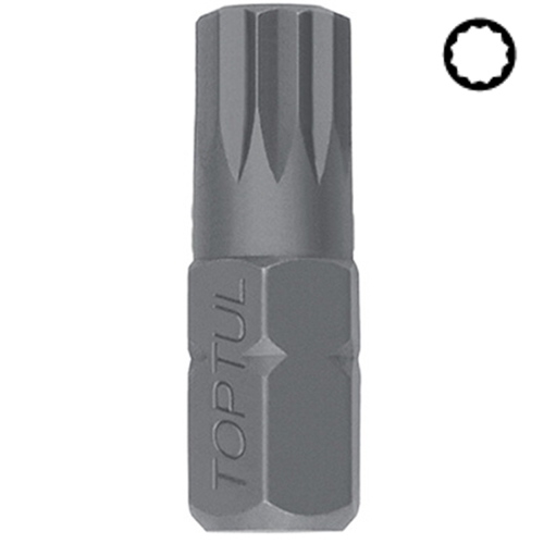 Бита Сплайн TOPTUL 10мм L-30мм Spline M10 FSFA1210 - 1