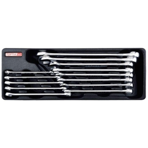 Набор ключей комбинированных дюймовых TOPTUL 1/4"-5/16" мм 13 ед. (в ложементе) GBAT1304 - 1