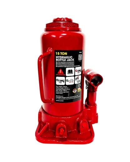 Домкрат гідравлічний GTM Т91504 15т пляшковий одноштоковий - 3