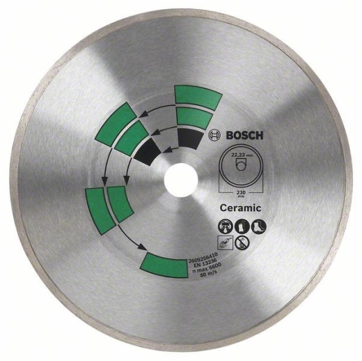Алмазный отрезной круг по керамике Bosch Eco for Ceramic 230x22.23x1.7x5 мм Алмазный отрезной круг по керамике Bosch Eco for Ceramic 230x22.23x1.7x5 мм