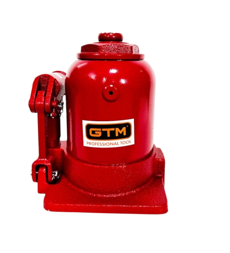 Домкрат гідравлічний GTM TF0402 пляшковий 4т двоштоковий - 6