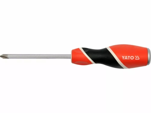 Викрутка Yato хрестова ударна Phillips PH2x100 мм (YT-25993) Викрутка Yato хрестова ударна Phillips PH2x100 мм (YT-25993)