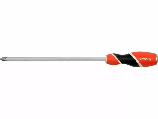 Викрутка Yato хрестова ударна Phillips PH3x250 мм (YT-25997) Викрутка Yato хрестова ударна Phillips PH3x250 мм (YT-25997)