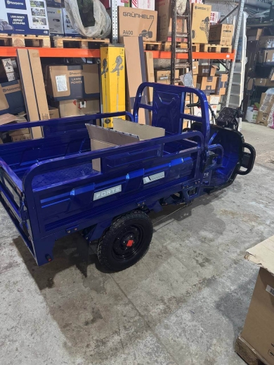 Грузовой электрический трицикл FORTE JH-1200 Синий - 6