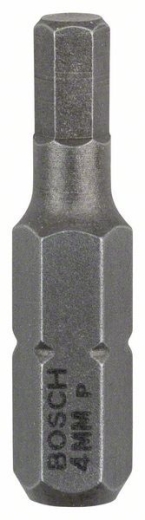 Біта Bosch Extra-Hart HEX 4 x 25 мм, 3 шт Біта Bosch Extra-Hart HEX 4 x 25 мм, 3 шт
