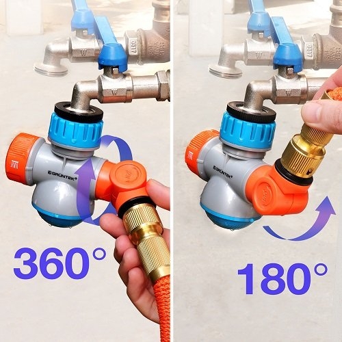 Мультифункціональний адаптер Gruntek 296222240 з шарнірним штуцером - 4