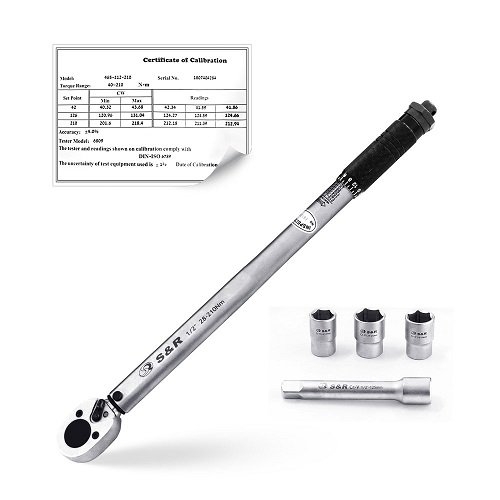 Динамометричний ключ S&R 1/2 28-210 Hm - 3