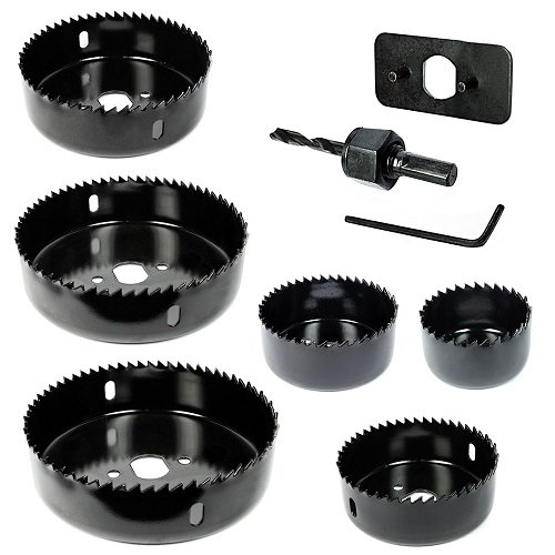 Набір кільцевих пил по дереву S&R Meister 51-102 мм - 3