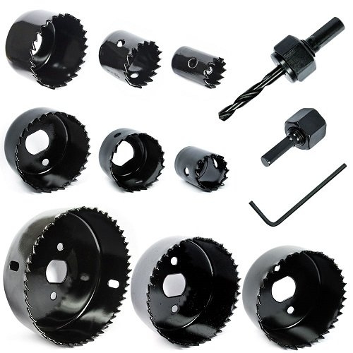 Набір кільцевих пил по дереву S&R Meister 19-82 мм - 1