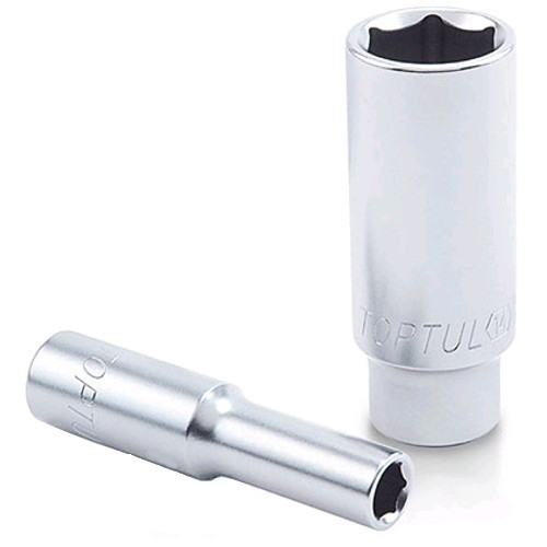 Головка торцевая длинная TOPTUL 1/4" 14 мм BAEE0814 Головка торцевая длинная TOPTUL 1/4" 14 мм BAEE0814