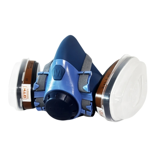 Набір маляра GTM 7500A1-KIT: напівмаска 7500-M з фільтрами 701-А1, передфільтрами 7N11 та тримачами 510 Набір маляра GTM 7500A1-KIT: напівмаска 7500-M з фільтрами 701-А1, передфільтрами 7N11 та тримачами 510