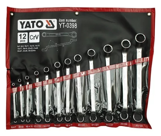 Набор накидных ключей Yato YT-0398 12 шт Набор накидных ключей Yato YT-0398 12 шт