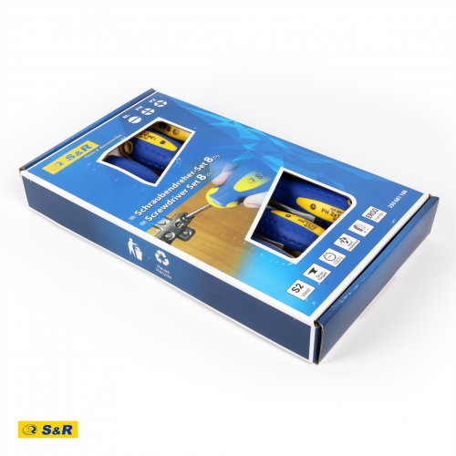 Набор отверток S&R серии S2 8 шт - 5