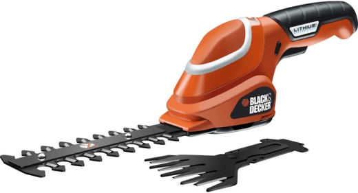 Кущоріз-ножиці акумуляторні BLACK+DECKER GSL700KIT Кущоріз-ножиці акумуляторні BLACK+DECKER GSL700KIT