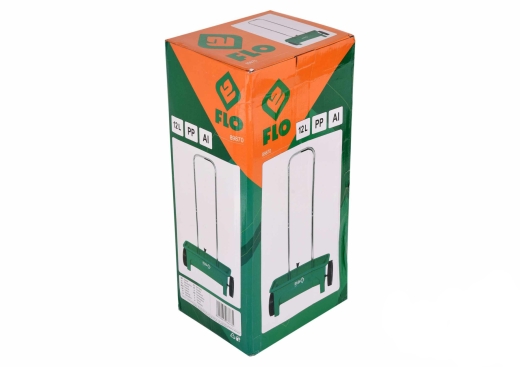 Сівалка ручна Flo на двох колесах 12 л (89870) - 2