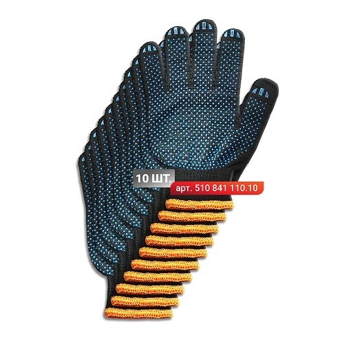 Набір рукавичок Stark Black 4 нитки 10 шт - 1