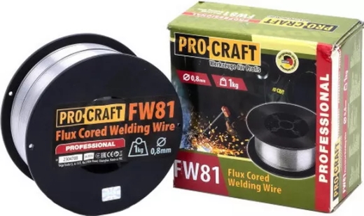 Сварочная проволока флюсовая PROCRAFT FW-81 (900081) Сварочная проволока флюсовая PROCRAFT FW-81 (900081)