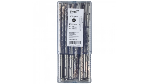 Бур SDS plus Millwaukee MS2, 2 ріжучі кромки 12x260 мм, 10 шт. Бур SDS plus Millwaukee MS2, 2 ріжучі кромки 12x260 мм, 10 шт.