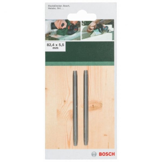 Ножі зі скошеним краєм для рубанка Bosch, 2 шт Ножі зі скошеним краєм для рубанка Bosch, 2 шт