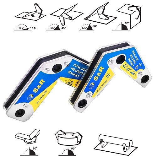 Набір зварювальних магнітів S&R 2 шт. 9 кг і 13 кг - 5