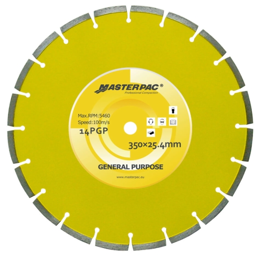 Алмазний диск відрізний Masterpac 400 мм 16" 16PGP - 1