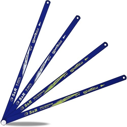 Набор пильных полотен S&R 300 мм, 4 шт. - 1