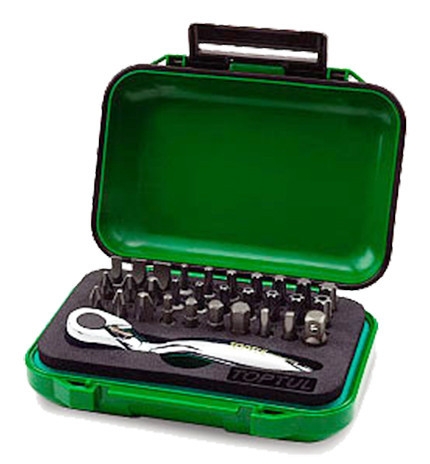 Набор бит с трещоткой TOPTUL 1/4" 31 ед. GABW3103 Набор бит с трещоткой TOPTUL 1/4" 31 ед. GABW3103