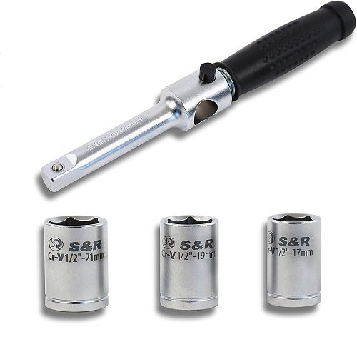 Динамометричний ключ із торцевими головками S&R 1/2 70-170 Hm - 5