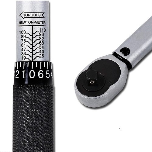 Динамометрический ключ з торцевими головками S&R 3/8 19-110 Hm - 6