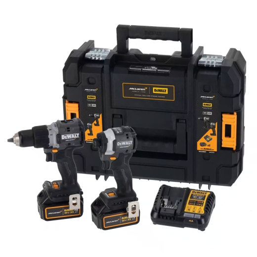 Набір з двох інструментів акумуляторних безщіткових McLaren F1 TEAM LIMITED EDITION DeWALT DCK200MM2T - 5