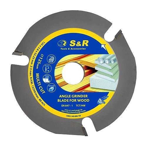 Диск пильный S&R MULTI CUT 125х22,2х3,8 мм - 1