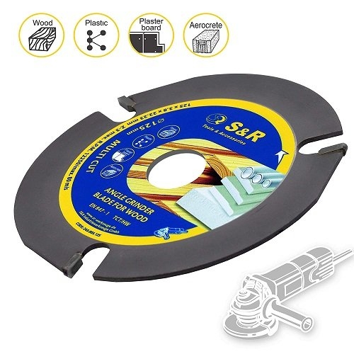 Диск пильный S&R MULTI CUT 125х22,2х3,8 мм - 2