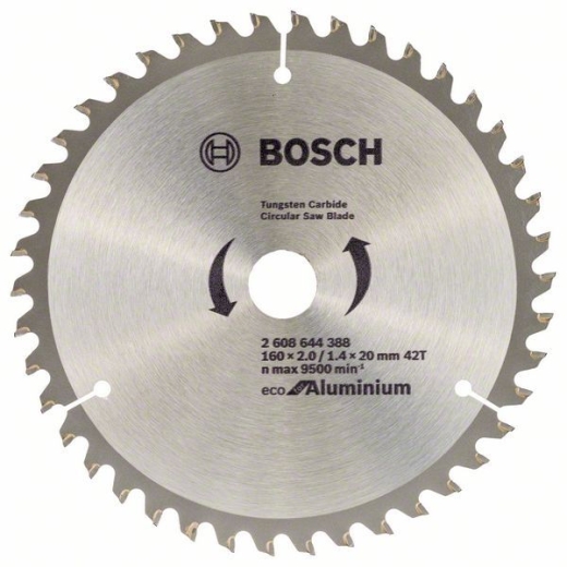 Диск пильний Bosch Eco for Aluminium 160х20/16, Z42 Диск пильний Bosch Eco for Aluminium 160х20/16, Z42