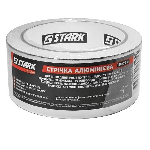 Клейка стрічка алюмінієва Stark 48х25м - 2
